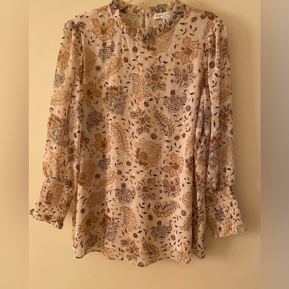 Floral Women’s Printed Long Sleeve Blouse